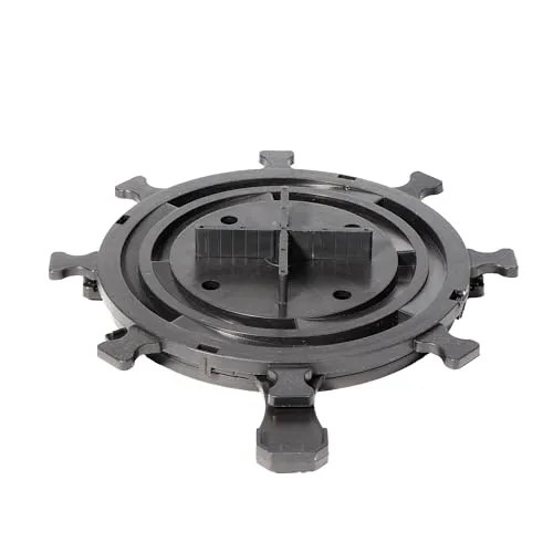Gartenwelt Riegelsberger Stellfuß Plattenlager PRO - 20er Set verstellbare Plattenlager für Keramik- und Steinplatten, ideal für eine schnelle und einfache Montage von Terrassen, frost- und witterungsbeständig, belastbar bis 1 Tonne pro Fuß.