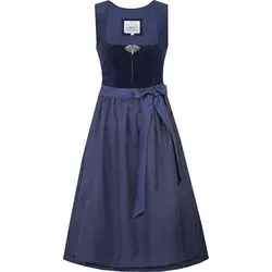 Dirndl Mönchsroth 70cm Länge marine 40 - Marine - 40 von MarJo