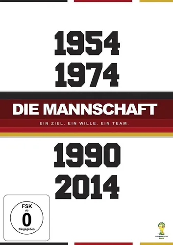 Die Mannschaft - Fußball Nationalmannschaft '54 '74 '90 2014  DVD/NEU/OVP