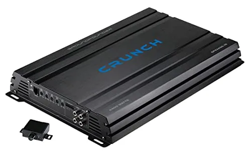 Crunch GPX4400.1D Digitaler Verstärker 1-Kanal 4400W - Car-HiFi-Endstufen mit Lautstärkeregelung und Bass Boost für beeindruckenden Sound und individuelle Klangeinstellungen.