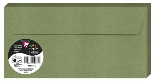 Briefumschläge Grün von Pollen by Clairefontaine