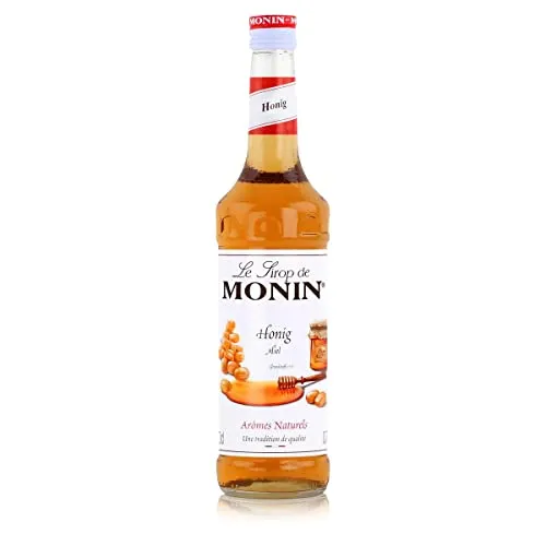 MONIN Sirup Honig 0,7 l | geschmacksintensiver Honigsirup für Cocktails, Tee, Limonaden und kulinarische Kreationen