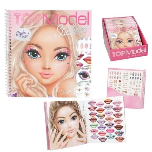 TOPMODEL Dress me up Face/Make Up/Maniküre - Fingernägel INKL. Sticker - Malbuch