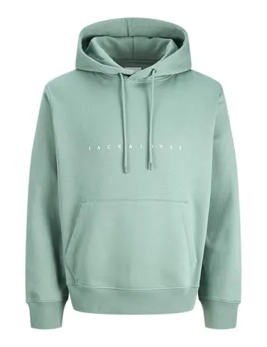 JACK & JONES Jjestar Jj Sweat Hood Noos - Bequemer Kapuzenpullover - Stylischer Sweatshirt für Erwachsene, locker geschnitten mit Kapuze und langen Ärmeln. Ideal für entspannte Tage und vielseitige Outfits.