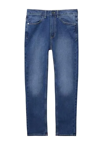 Jeans Seattle Regular Fit Mid Rise Slim Leg blau 158 - Jungen-Jeanshosen mit mittelhohem Bund und Slim Leg, aus bequemem Baumwollmix-Denim, ideal für jeden Tag und mit praktischer Weitenregulierung im Bund.