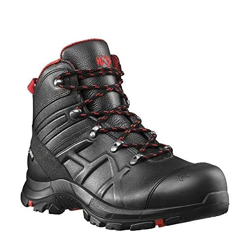 HAIX Black Eagle Safety 54 mid - Wasserdichte Sicherheitsschuhe für Profis - Herren Industrie & Handwerk Schuhe, wasserdicht durch GORE-TEX und mit maximalem Schutz der Klasse S3 für feuchte und raue Arbeitsumgebungen.
