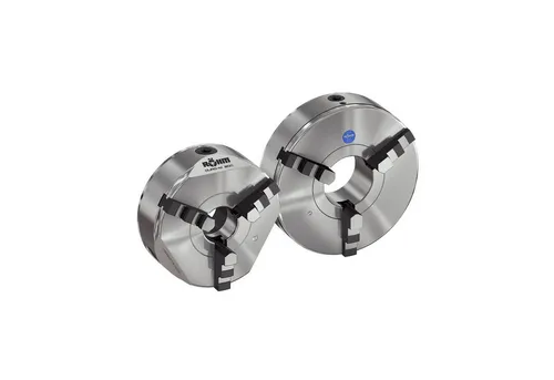 Röhm Drehfutter Duro-M 200/3 K – Hochpräzises 3-Backen-Drehfutter - Manuelles 3-Backen-Drehfutter für präzises Spannen von Drehteilen. Ideal für Einzel- und Kleinserienfertigung. Hohe Rundlaufgenauigkeit bis 0,02 mm.