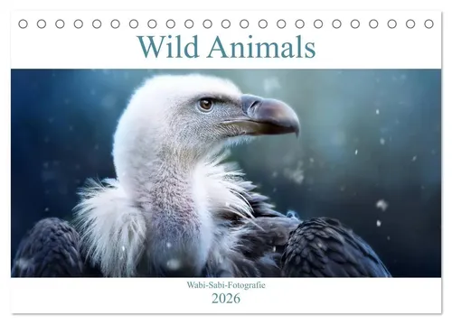 Janina Bürger | Wild Animals - Wilde Tiere (Tischkalender 2026 DIN A5 quer),...