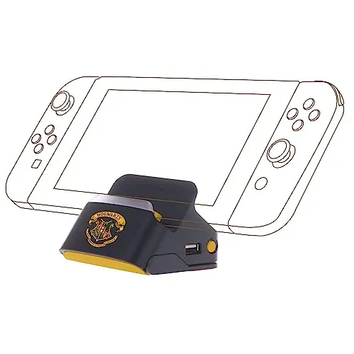 Freaks and Geeks Harry Potter Hogwarts Crest Nintendo Switch Docking Station - Ladegeräte für Nintendo Switch, mit Hogwarts Crest Design, 3 USB Ports und HDMI Port, lädt die Konsole während der Nutzung - ideal für unterwegs!