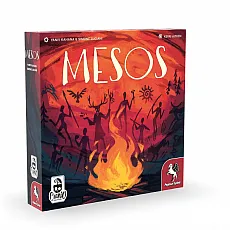 Pegasus Spiele Mesos - Brettspiel - Kartenspiel im Mesolithikum, wo Spieler Stämme formen und Aufgaben strategisch aufteilen. Englischsprachige Version für spannende Spielabende.