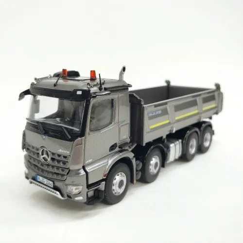 Mercedes Benz Arocs 8x4 Meiller Kipper silbergrau 1:50 Modell
