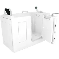 Sitzbadewanne Senioren Wanne S07-TH-C-R 140x76cm