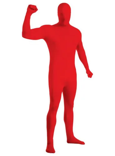 Rubie´s Kostüm Ganzkörperkostüm Rot - Jumpsuit Halloween Fasching, Das farbenfrohe Kostüm für wirklich vollständige Verkleidung!