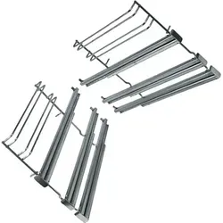 Siemens Bosch Balay Pitsos Ersatzteil - Satz teleskopische Gleitschienen - Küchengeräte-Zubehör für Backöfen und Küchenherde von Siemens. Original Ersatzteile für optimale Funktionalität und Langlebigkeit.
