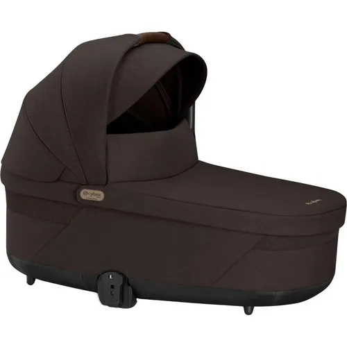 Cybex Gold Liegewanne Cot S Lux - Dunkelbraun - Hochwertige Liegewanne für Kinderwagen, aus robustem Textil, ideal für komfortable Ausflüge mit Ihrem Baby, Maße: 41x31.5x84.5 cm.