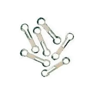 PÖSAMO Kugelkettenschliesse 3,6mm mess.-verchr., 100 Stück