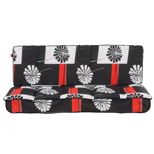 Auflagen Set Hollywoodschaukel Polster Kissen Bankauflage Sitzkissen 150 cm