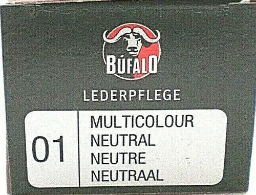 Schuhcreme Bufalo mit Schwammaufträger Pflege Neutral Farblos 75 ml 9,17€/100ml