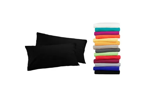 MOON Heimtextilien Kissenbezug / Seitenschläferkissenbezug 2er Pack MOON-Luxury Linon 100% Baumwolle, Linon