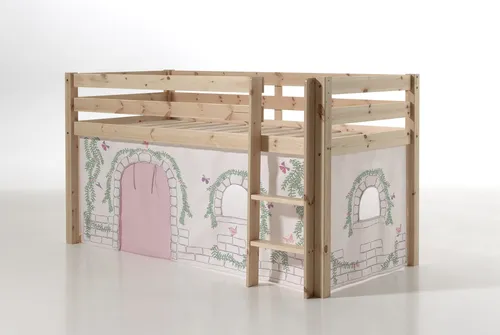 Spielbett >PINO< in Kiefer massiv natur - 210x114x106 (BxHxT)