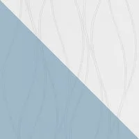 PROFHOME 244918-GU Streifen Tapete Geschwungene Linien Matt Weiß 0,53 m x 10,05 m 5,33 m2 Weiß