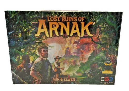 Czech Games Edition Lost Ruins of Arnak (EN) - Gesellschaftsspiel mit einzigartiger Kombination aus Deck-Building und Worker Placement, ideal für strategische Entdecker und Abenteuerlustige.