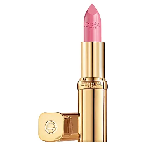 L'Oréal Paris Color Riche Satin Lippenstift Nr. 303 Rose Tendre - Lippenstift mit 75% pflegenden Inhaltsstoffen, sorgt für farbintensive Lippenfarbe und 12 Stunden Feuchtigkeit. Ideal für ein seidiges Finish und gepflegte Lippen.