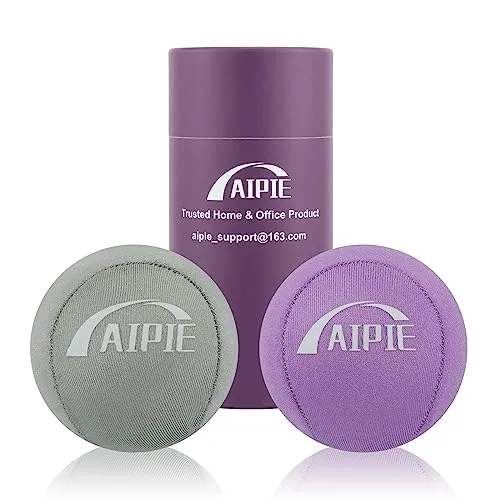 AIPIE 2 Stressball, 1 weich, 1 mittlere Handkraft-Trainer, Physiotherapie-Gel-Massagebälle, Set für Erwachsene Angstlinderung, Komfortgriff, Widerstandstraining, Fingerhand, Handgelenk
