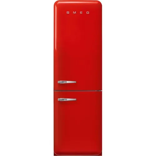SMEG FAB32RRD6 Stand-Kühlgerät - Kühlschrank im stilvollen Retro-Design mit 50er Jahre Charme, großzügiger Platz und energieeffizient für modernes Wohnen.