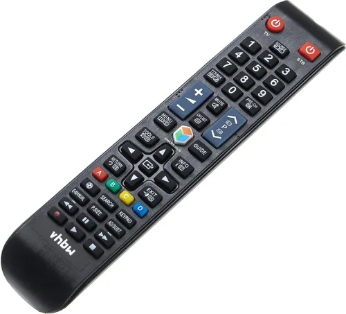 vhbw Fernbedienung kompatibel mit Samsung UE48H6270, UE50H5373, UE50H5303, UE46H5373, UE48H6200, UE46H6273 Fernseher, TV - Ersatzfernbedienung