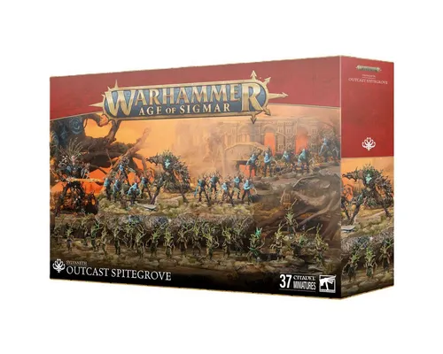 Games Workshop Warhammer Age of Sigmar Spielfigur - Battleforce Sylvaneth Outcast Spitegrove, detailreich und perfekt für spannende Spieleabende geeignet.