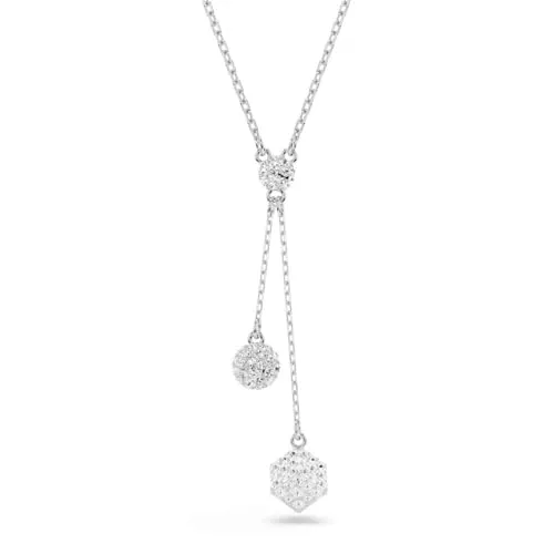Swarovski Y-Kette Schmuck Geschenk mit Dextera Y-Anhänger - Elegante Kette mit verstellbarer Länge, verziert mit Swarovski® Kristallen. Perfekt für jedes Outfit und ein ideales Geschenk für besondere Anlässe.