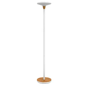 unilux BALY BAMBOO LED Stehlampe weiß/bambus 44,6 W