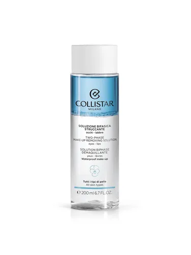 Collistar Two Phase M Up Remover Sol 200 ml - Effektiver Make-Up Entferner - Gesichtsreinigung mit zwei Phasen für gründliche und sanfte Make-Up Entfernung, ideal für empfindliche Haut.
