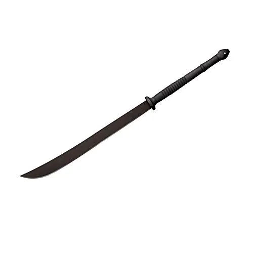 Thai Machete mit gebogener Klinge - Taschenmesser mit scharfer 56 cm langer Klinge aus 1055 Karbonstahl, ideal für Outdoor-Abenteuer. Robuster Griff mit optimalem Halt und stahlverstärktem Parierelement für Sicherheit.