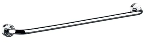Emco Polo Badetuchhalter zum Bohren in Chrom | Bad Tuchhalter für Badetücher in 80 cm