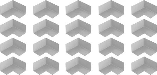 Isolbau Innenecke P3 Grau - 20 Stück - Wasserdichtes Eck-Dichtband für Sanitär, Dusche, Bad, Fliesen, Balkon Eckabdichtung Dichtecke Abdichtung für Innen- & Außenbereich