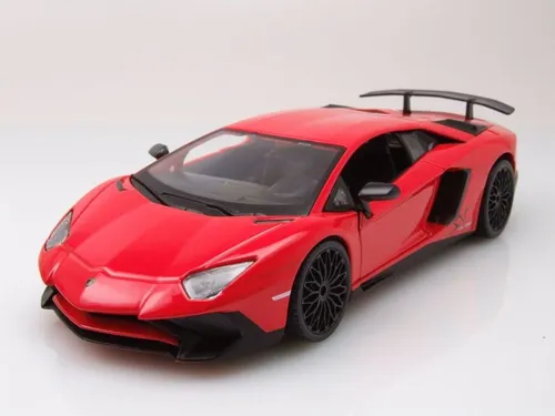Lamborghini Aventador LP750-4 SV rot Modellauto 1:24 Burago