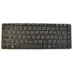 Tastatur für HP ProBook 640 645 G1 SG-61210-2DA mit Trackpoint ohne Rahmen deutsch - Schwarz
