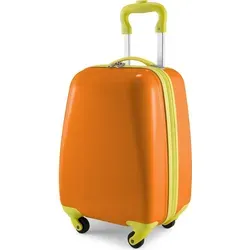 HAUPTSTADTKOFFER For Kids - Kindergepäck, Kinderkoffer, Trolley für Kinder, Handgepäck 24 Liter, Kindertrolley Mädchen Jungs, X-Mas Kindergesch... - Orange