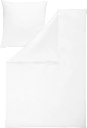 Estella Bettwäsche Atelier, Weiß, 135x200 cm - Hochwertige Satin-Bettwäsche in Weiß, OEKO-TEX®-zertifiziert und ideal für Allergiker. Sorgt für ein elegantes Wohnambiente und unbeschwerten Schlummer.