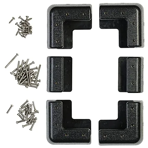 Produktbild revolt Solar Befestigung: Montage-Set für Solarpanels mit 18-40 mm Alu-Rahmenstärke, schwarz (Solarhalterungen, PV Montage-Set, Wandhalterung)