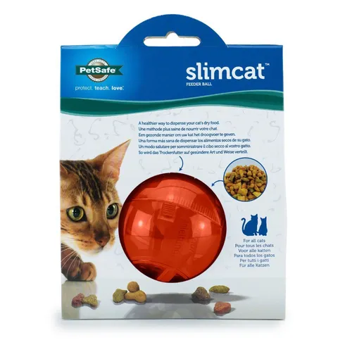 PetSafe SlimCat™ orange Futterball Spielzeug Leckerli Spender für Katzen