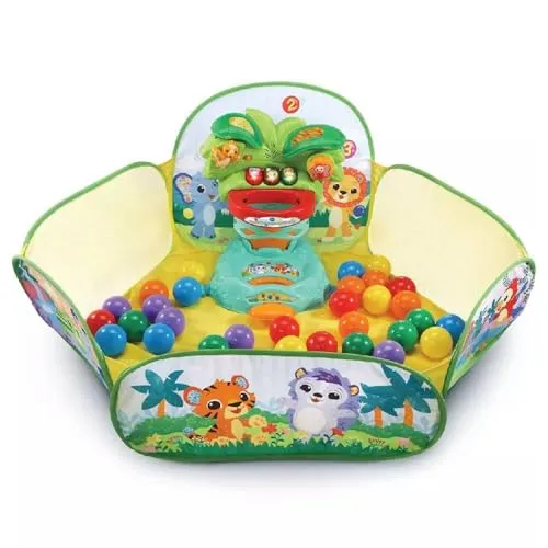 VTech Interaktives Bällebad von P'tits Loulous, interaktives Babyspielzeug – 9 Monate/3 Jahre – Version FR