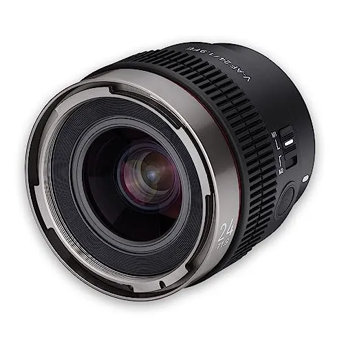SAMYANG V-AF 24 mm T1,9 FE Video-Objektiv - Objektive für Sony E mit Autofokus, 8K Auflösung und hoher Lichtstärke für professionelle Videoaufnahmen.