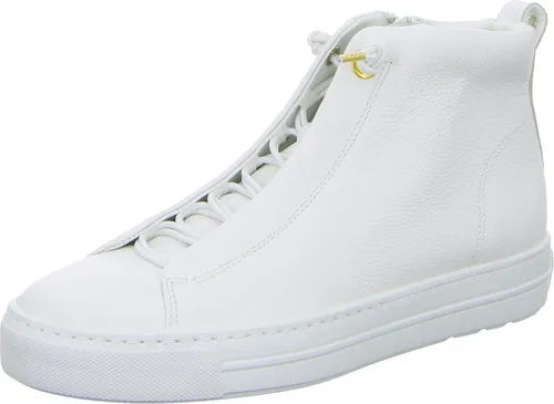 Paul Green Sneaker High Damen 31363132373930 Weiß 40 EU - Sneaker aus hochwertigem Glattleder mit Reißverschluss und elastischen Senkeln für optimalen Tragekomfort. Ideal für Freizeit und vielseitige Outfits!