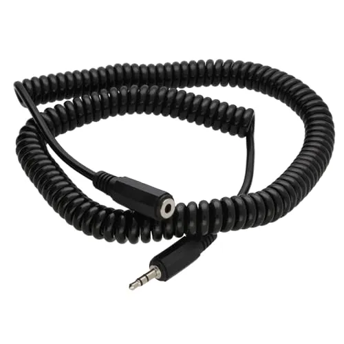 kenable Gespult 3,5 mm Stereo Klinkenstecker Zum Buchse Kopfhörer Verlängerung Kabel Anschlusskabel 5 m [5 Meter/5m]