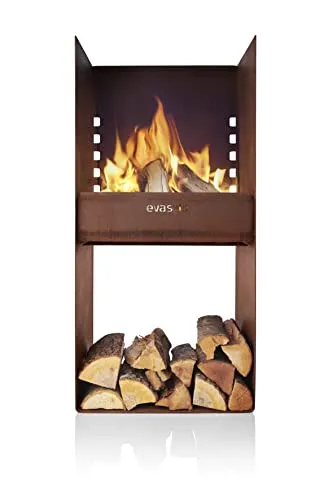 Eva Solo FireSpot Grill Feuerschale – Holzkohlegrill und Feuerstelle aus Cortenstahl - Grills: Vielseitige Feuerschale für Grill- und Feuerabende, aus robustem Cortenstahl für langanhaltende Freude im Garten.