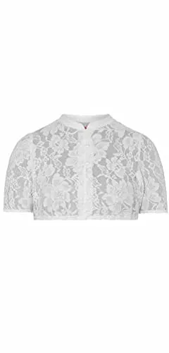 Spieth & Wensky - Damen Dirndlbluse Kurzarm, Angelika (400070-1189), Größe:32, Farbe:Weiß (2014)