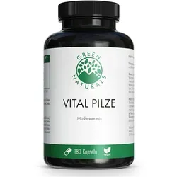 Green Naturals Vital Pilze Cordyceps Reishi Kapseln - Nährstoffe: Vegane Kapseln mit 7 wertvollen Pilz-Extrakten für mehr Vitalität und Wohlbefinden, ideal für eine natürliche Unterstützung.